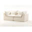 Canapé modulaire surdimensionné de 74,8 po de large avec canapé modulaire True Relax Comfy et sièges larges et profonds
