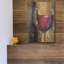 Winston Porter «Vino» par St. Hilaire Elizabeth, art mural en métal-868567814