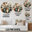 Horloge murale orange et verte-481314072