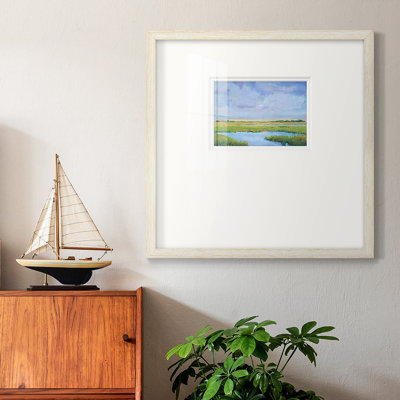«Summer Marsh Ipremium», reproduction encadrée