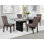 Emerson 78" Cedar Brown 5 Pieces Rectangular Dining Set 