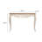 Antique White Console Table With Carved Details, Distressed Console Table, Vintage French Country Entry Table With Wood Carvings And Curved Legs For Hallway Living Room