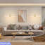 Iron LED Flush Mounted Sconce-1078490615