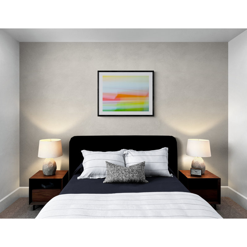 Strata Print by Rica Belna, Black Framed Canvas, 46" H x 61" W, 45" H x 60" W