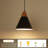 Hinsinger 1-Light 9.4“ Wide Single Cone Kitchen Island Pendant Light with Wood Accents-967346898