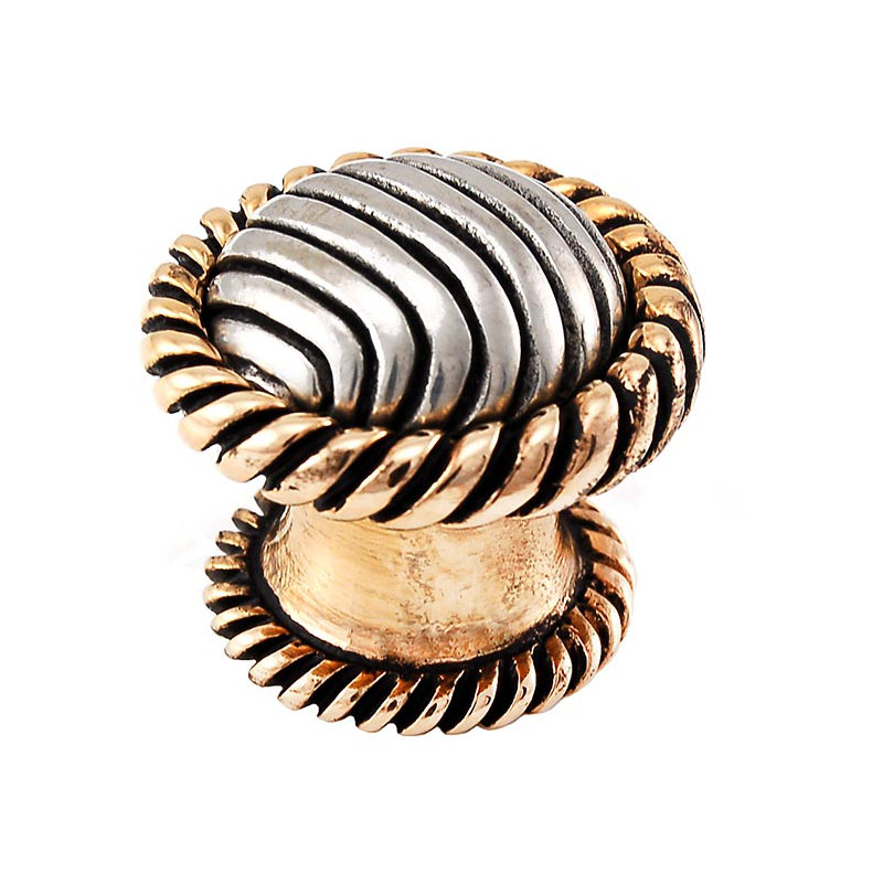 Sanzio Mushroom Knob, Two-Tone