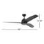 Carly LED Downrod Ceiling Fan-738260248-738260251-738260249