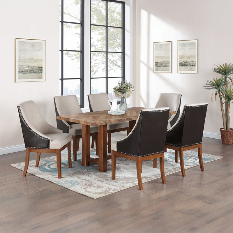 Ensemble de 2 chaises rembourrées Traditional Luxury