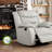 37'' Wide Manual Recliner Chair, Modern Fabric Reclining Sofa Chair With Armrest And Back-1011845504
