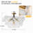 6 - Light Dimmable Chandelier