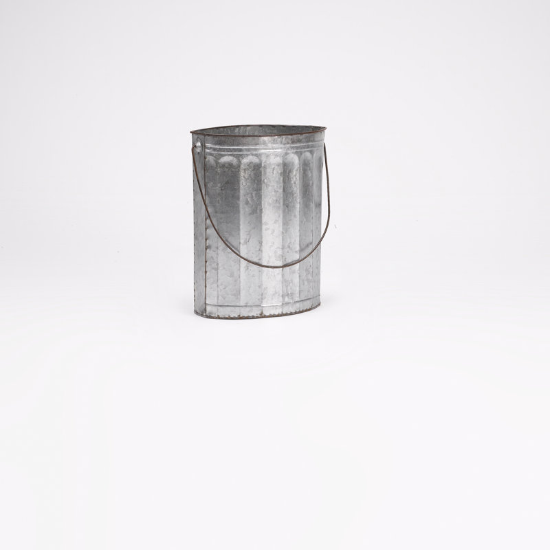 Pot à fleurs en métal Bellamira, H 11 po x l 9 po x P 5,75 po
