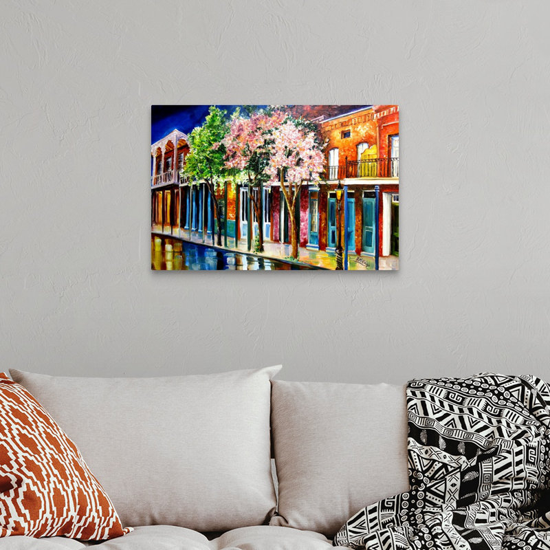 «Dacian New Orleans Spring» par Diane Millsap, reproduction d'art sur toile, H 20 po x l 30 po x P 1,25 po