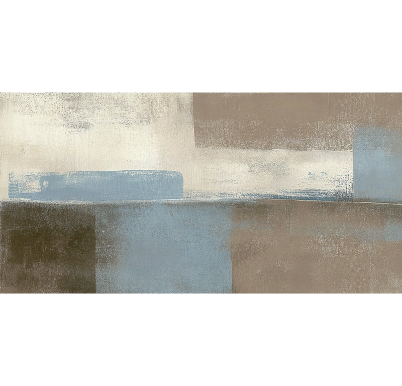 «Harbor Blocks», art mural sur toile tendue, L 55 po x H 27,5 po x P 1,5 po