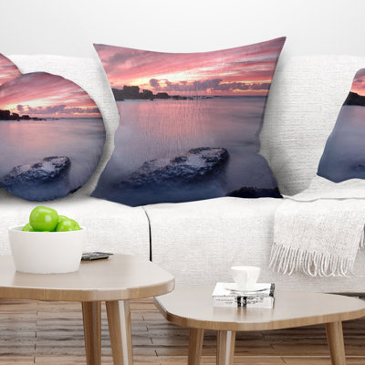 Coussin Rocks Dark Samarra Seashore