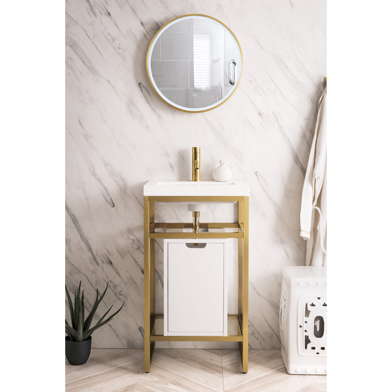 Boston 20'' W Single Vanity, Radiant Gold