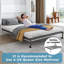 Grand lit escamotable avec conception pliable et armoire de rangement pour des solutions peu encombrantes et plus de confort