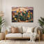 «Southwestern Plants Prickly Pear», art mural gris en métal 179
