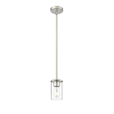 Luminaire suspendu cylindrique 1 lumière Sunnah