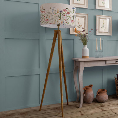 Hermione 158cm Brown Tripod Floor Lamp