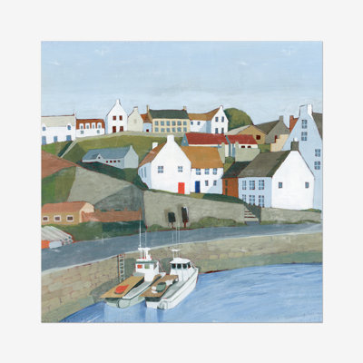 Old Coast Town I by Grace Popp - Painting