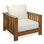 Antibes Outdoor Teak Lounge Chair
