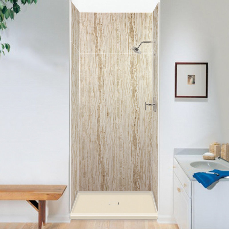 Mur de douche à 6 panneaux Expressions, Sorento, H 96 po x l 48 po x P 48 po