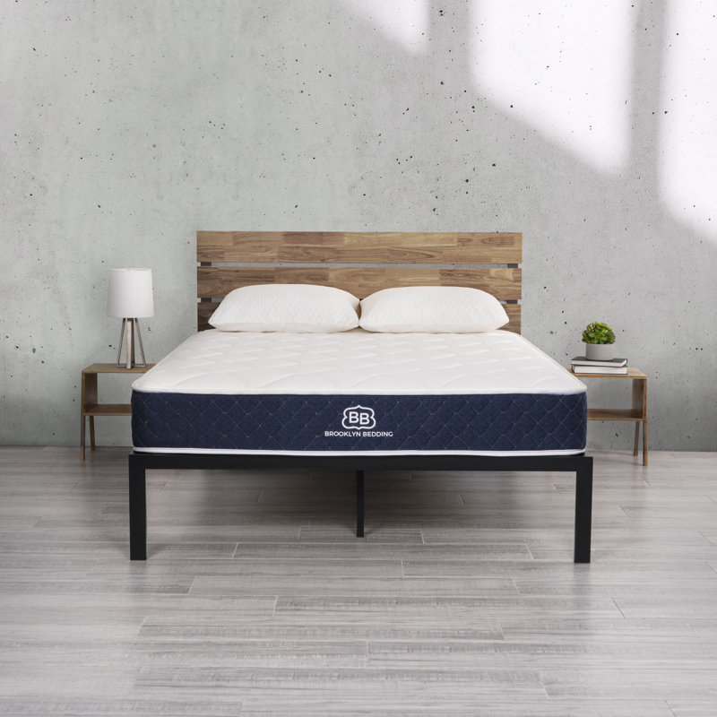 Brooklyn King 10" Firm Hybrid Mattress with Cooling Cover