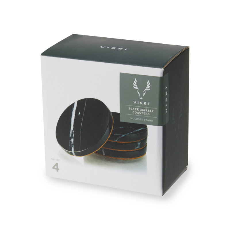 Marble Coaster in Black