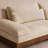 Minimalist Solid Wood Straight Sofa