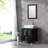 Rodarte 25'' Single Bathroom Vanity Set with Mirror-348679679