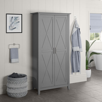 Huckins Engineered Wood Freestanding Bathroom Cabinet