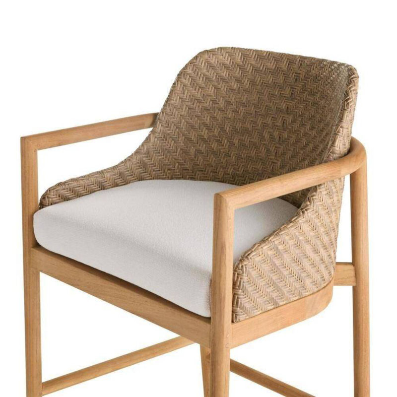 Chilton Outdoor Teak Bar Stool, 31