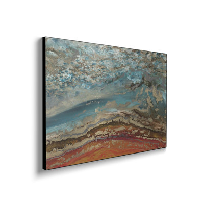 Steelpix Metal Canvas -  Red Ridge By Blakely Bering Wall Art Print
