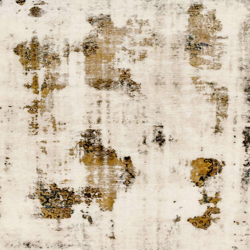Alansen Abstract Indoor Rug, Square 4'
