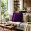 Housses de coussin décoratives luxueuses à volants en velours, pour canapé ou fauteuil.-133653755-133653756
