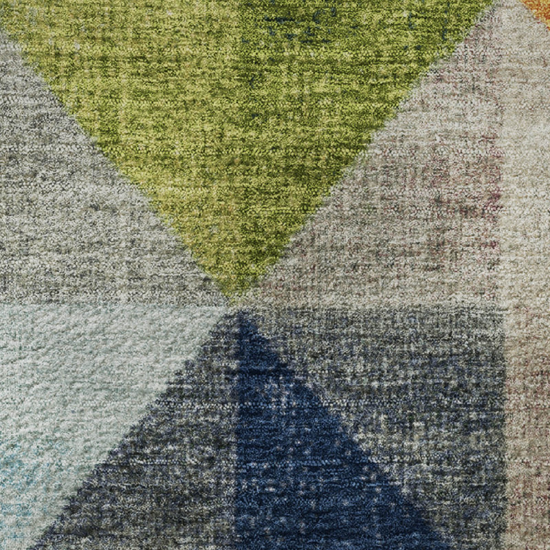 Premium Machine Washable Ariel Geometric Rug, Rectangle 10' x 14'