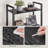 5 Tier Bookshelf in Industrial Style with Sturdy Steel Frame, Fit for Diverse Spaces-545652583