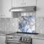 Dosseret en verre trempé Ice Flow - décoration murale de cuisine-1289783467