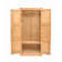 Tipton 2 Door Solid + Manufactured Wood Wardrobe