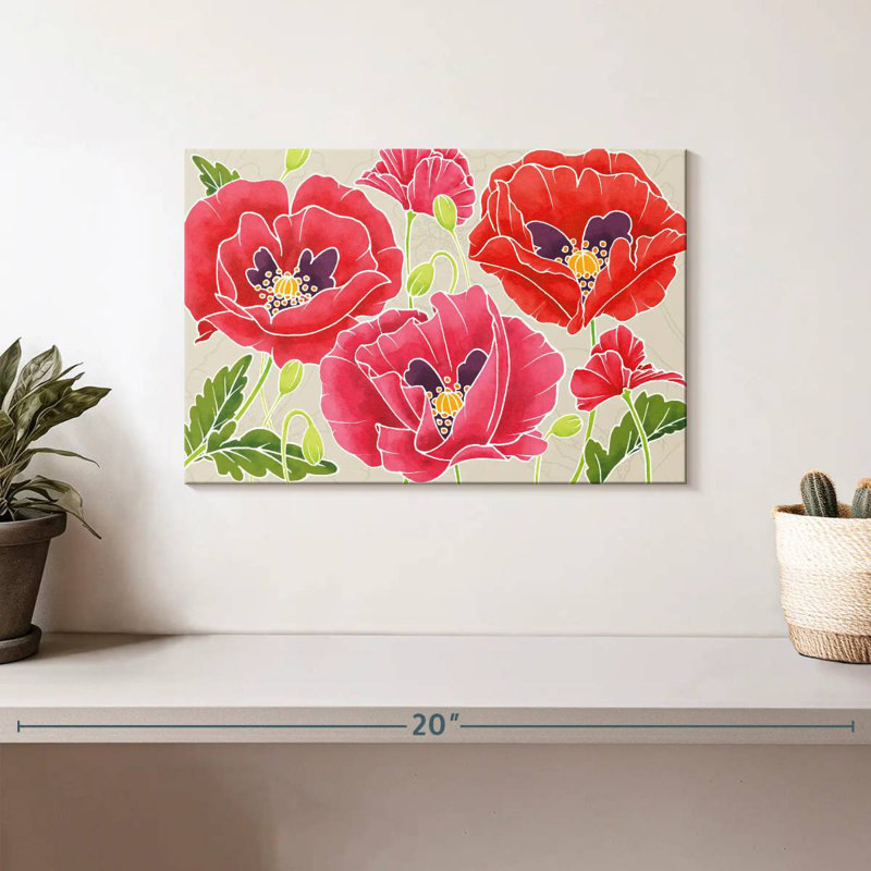 Coquelicots Kerner Sunshine, H 8 po x l 12 po
