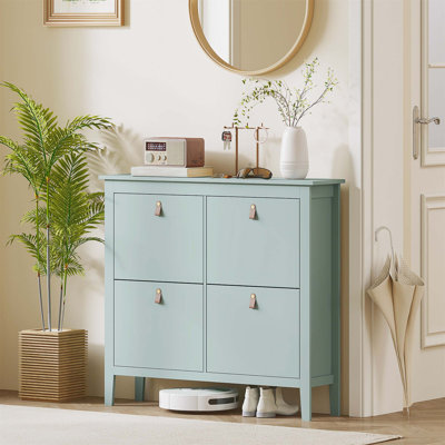 Flip Down Shoe Storage
