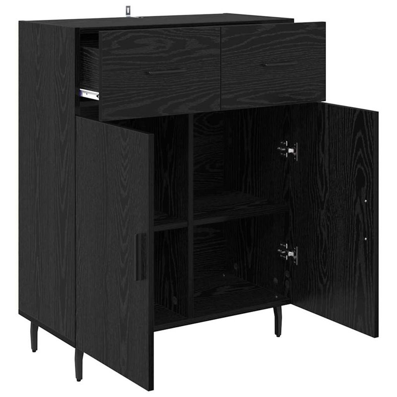 Sideboard Accent Chest, Black Oak