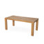 Ensemble de salle à manger de qualité supérieure en bois d'acacia de style rustique spacieux pour la cour arrière