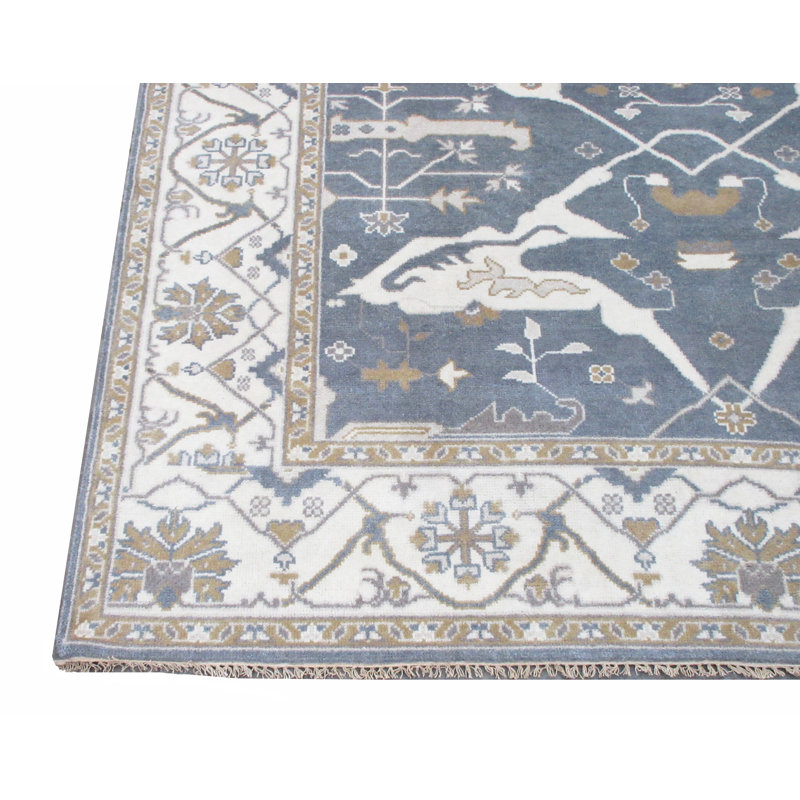Tapis gris Oushak 8 x 10