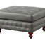 Meuble de salon 1pc avec repose-pieds capitonné