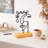 Elegant Decorative Object, Black Metal & Wooden Base, 11.0 x 3.1 x 6.7 inches | 100% Metal (Thickness: 0.06 inches) & 100% Wood (Thickness: 1.6 inches) | Stylish Accent for Home Decor, Modern & Chic Design