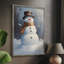 Art des Fêtes de Noël - série 2 - CCL XXX, reproduction encadrée - bois massif-199200975