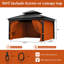 Rideaux à 4 panneaux latéraux pour pavillon de jardin, seulement rideaux-113300391-111656003
