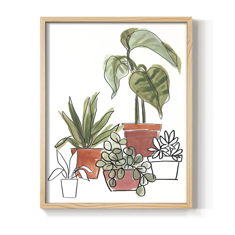 HomeGrownI, reproduction encadrée - bois massif, H 21 po x l 17 po