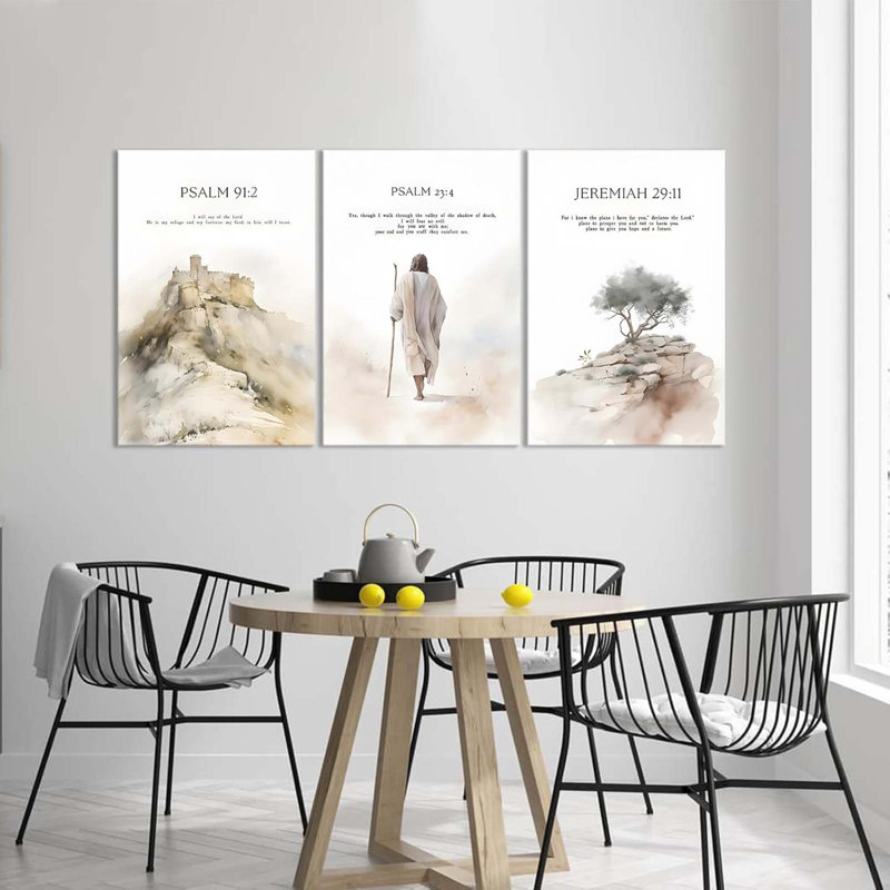 3 Piece Wrapped Canvas Wall Art